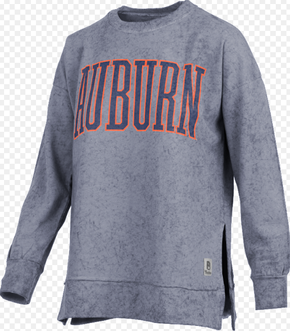 Auburn Sun Washed French Terry Sweatshirt Crimson