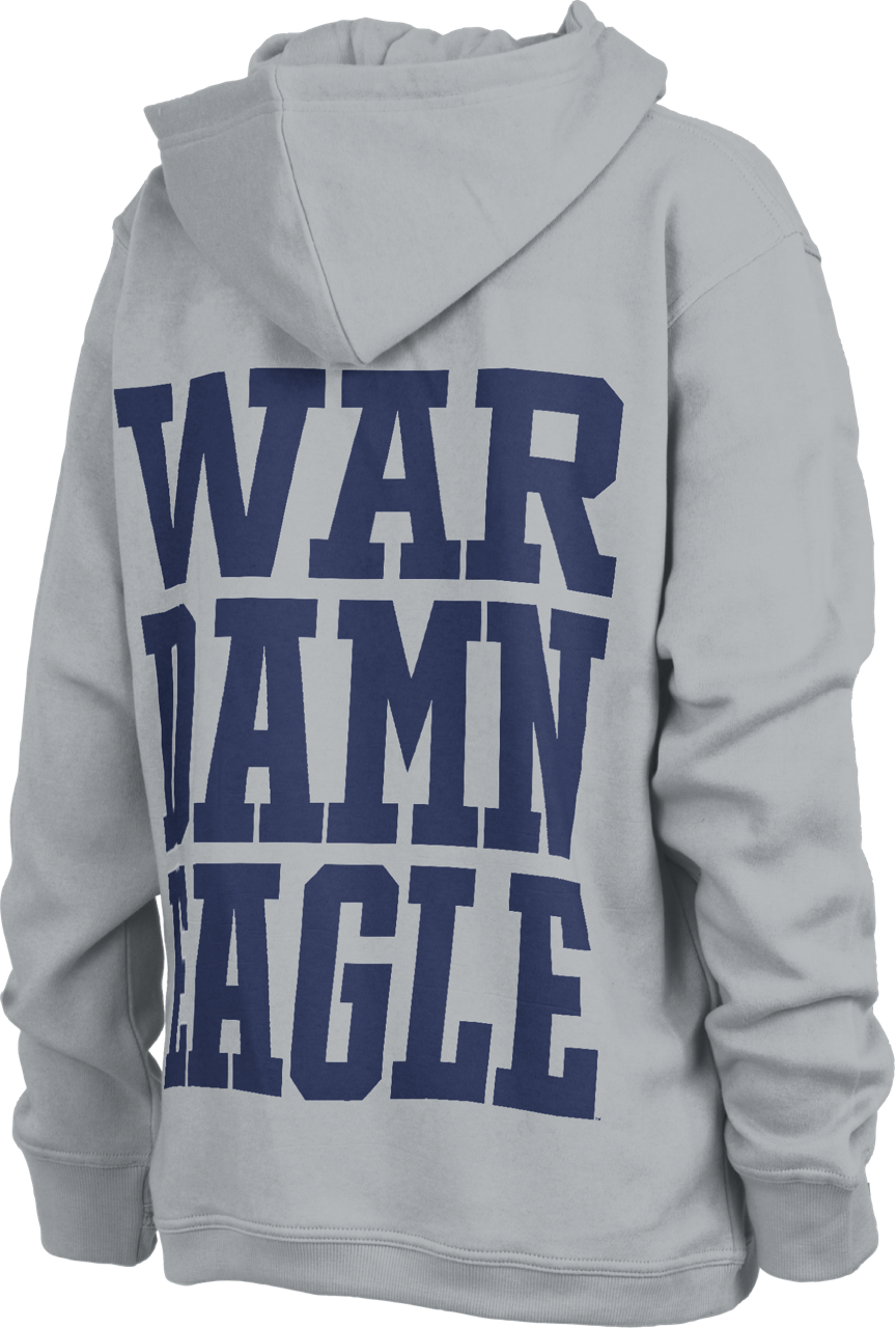 AUBURN BIG PRINT WAR DAMN EAGLE HOODIE