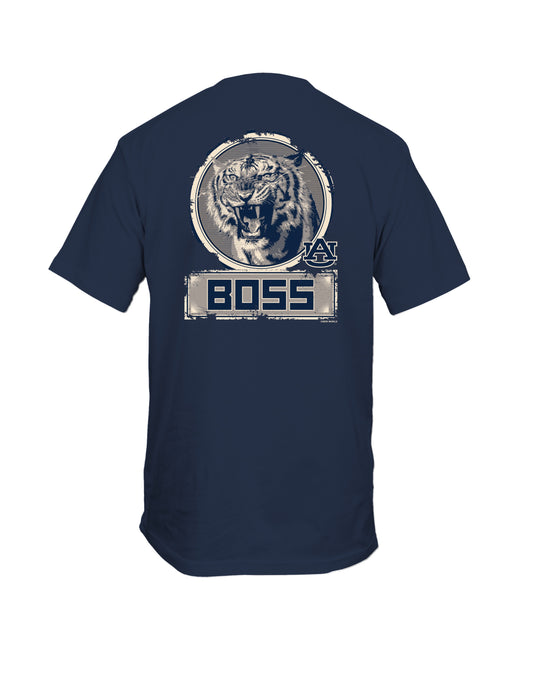 Auburn Boss S/S Tee Navy